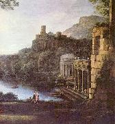Claude Lorrain Landschaft mit der Nymphe Egeria und Konig Numa oil